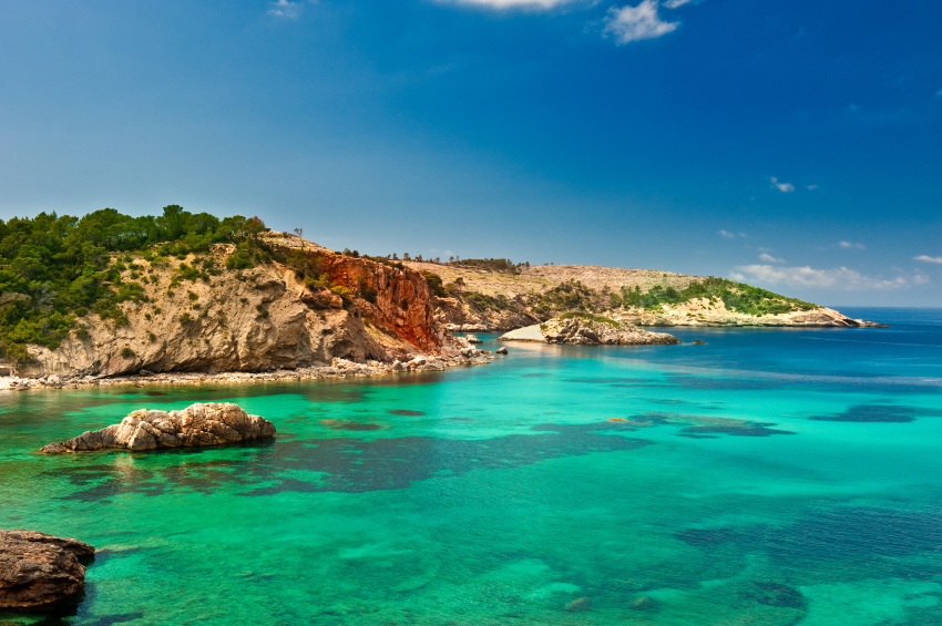 Ibiza türkisblaues Meer