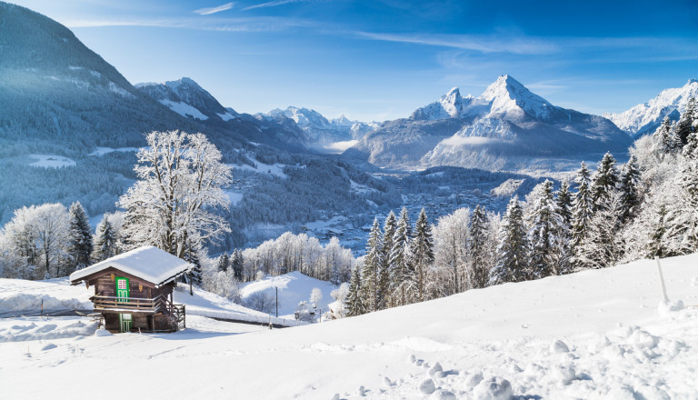 Alpen Schnee