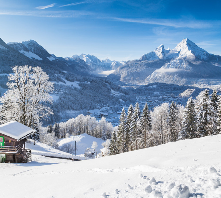 Alpen Schnee