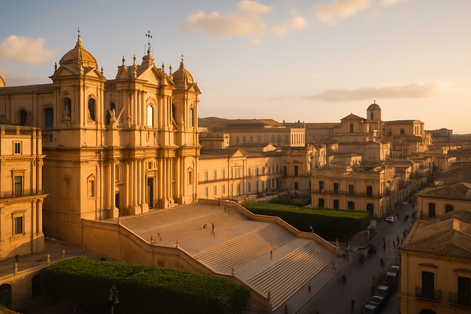 Barocke Altstadt von Noto in Siziliens Val di Noto